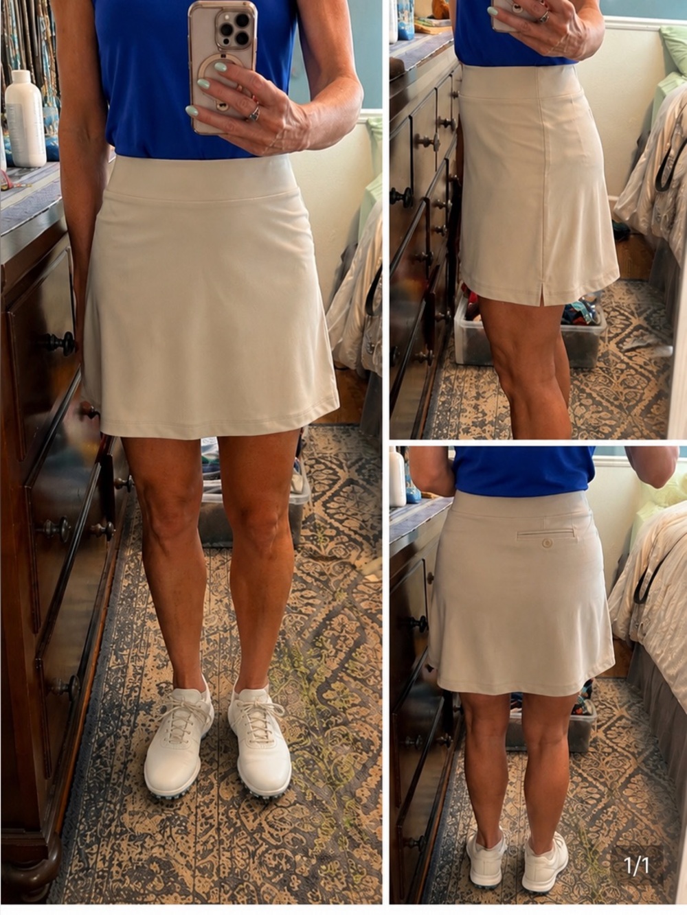 Lady Hagen Khaki Golf Skort | Women’s Size 4 | Performance Stretch